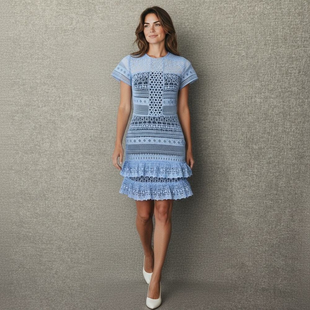 PARKER DARCY LACE SHORT DRESS, SIZE XS *